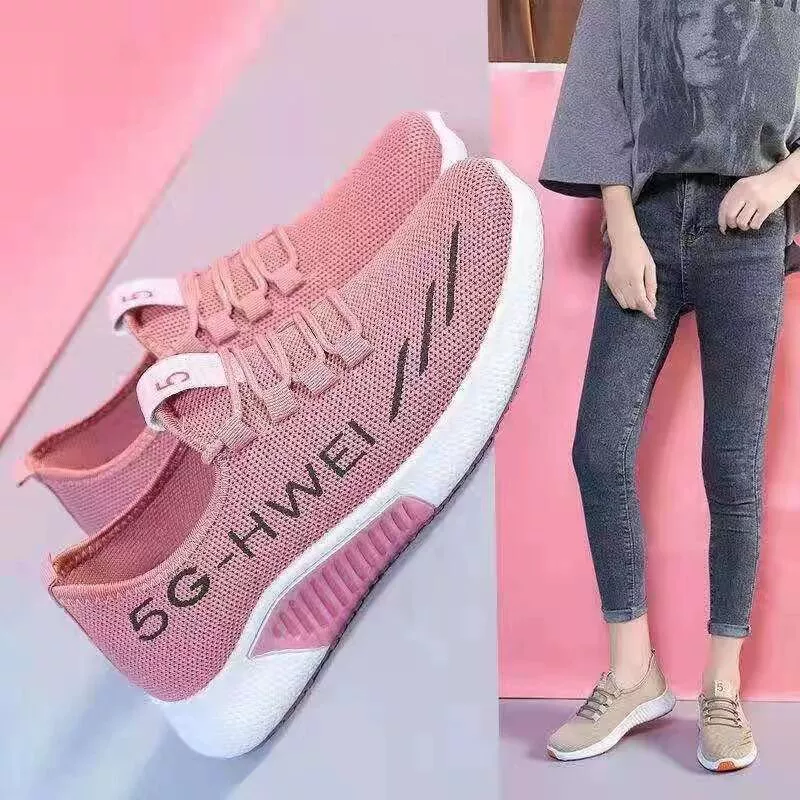 Поколение осенней новой повседневной обуви женские кроссовки Корейская версия Joker популярные плетеные кроссовки женские оптом