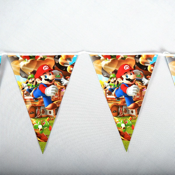 Mario pennant 10 pieces/pack