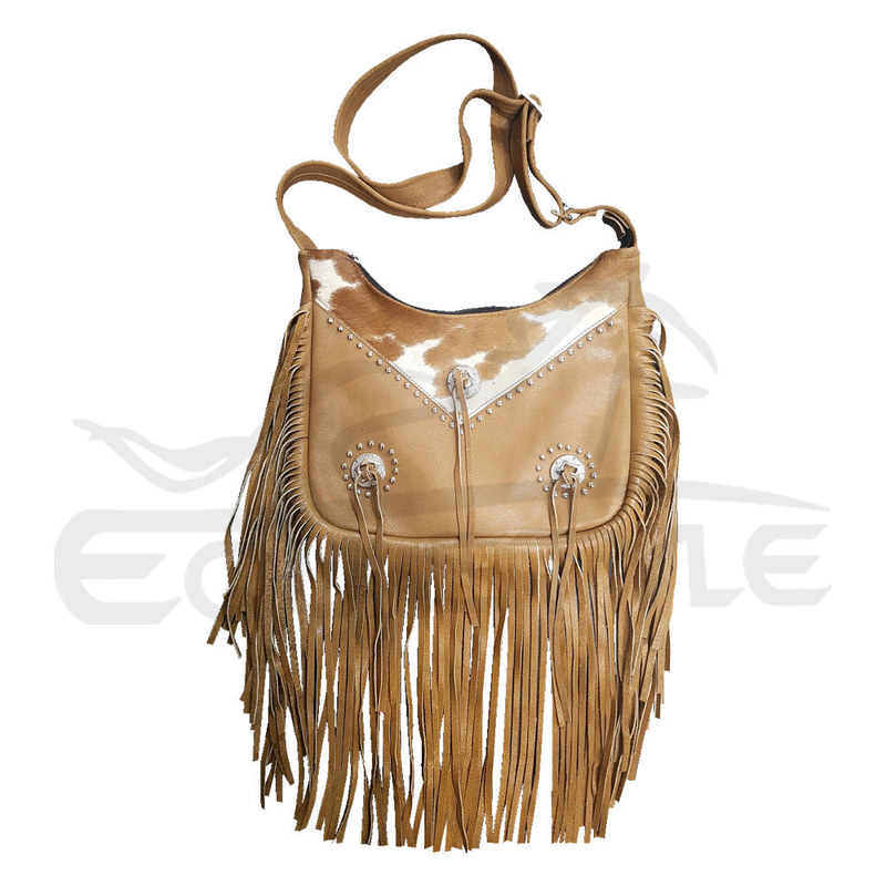 Foreign Trade Hobo Women's Bag Oem Custom Hobo Tassel Crossbody Bag Niche Design Tassel Bag to Proof the Drawing