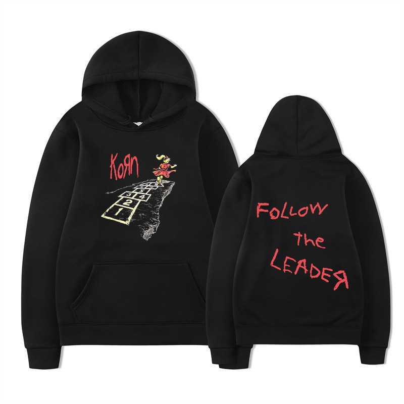 Rock Band Korn Follow The Leader 20th Anniversary Hoodie Men