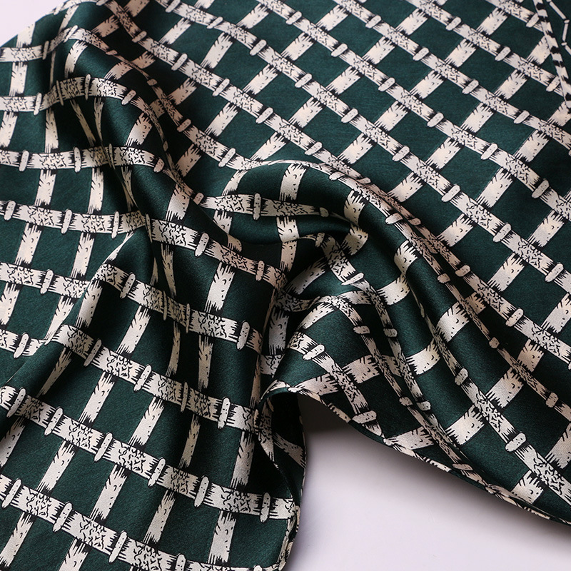 silk long double-sided scarf for leisure