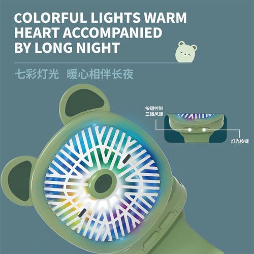 Watch fan three generations, children's cartoon hand-held wrist-band electric fan, children's day toy LOGO