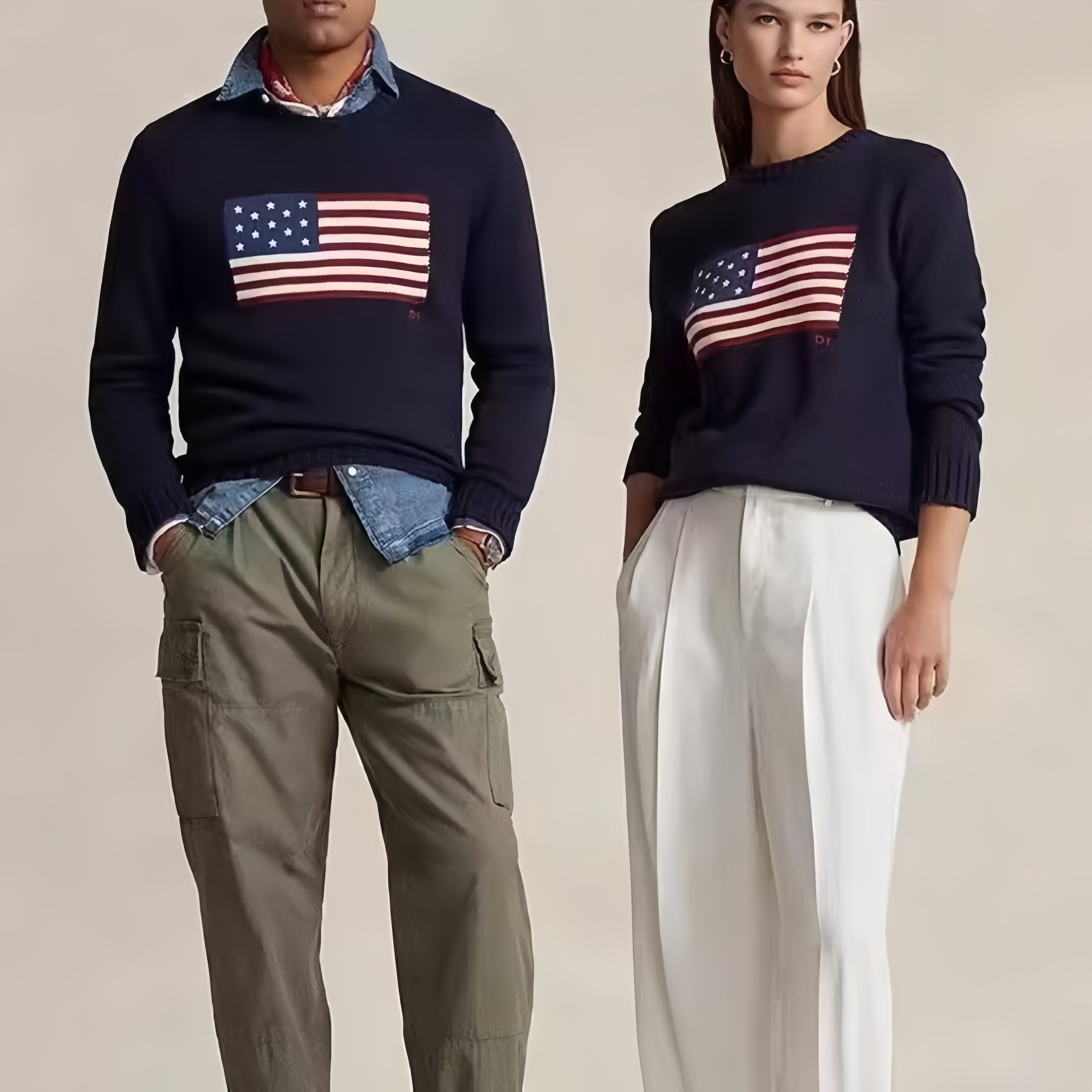 Cross-Border Amazon Us Women's Knitwear Spring and Autumn European and American Casual Loose Round Neck Long-Sleeved Sweater Trendy Brand