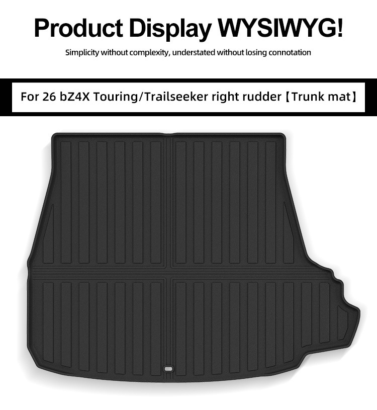 Suitable for 2026 Toyota bZ4X Touring/Trailseeker rear trunk mat TPE trunk mat