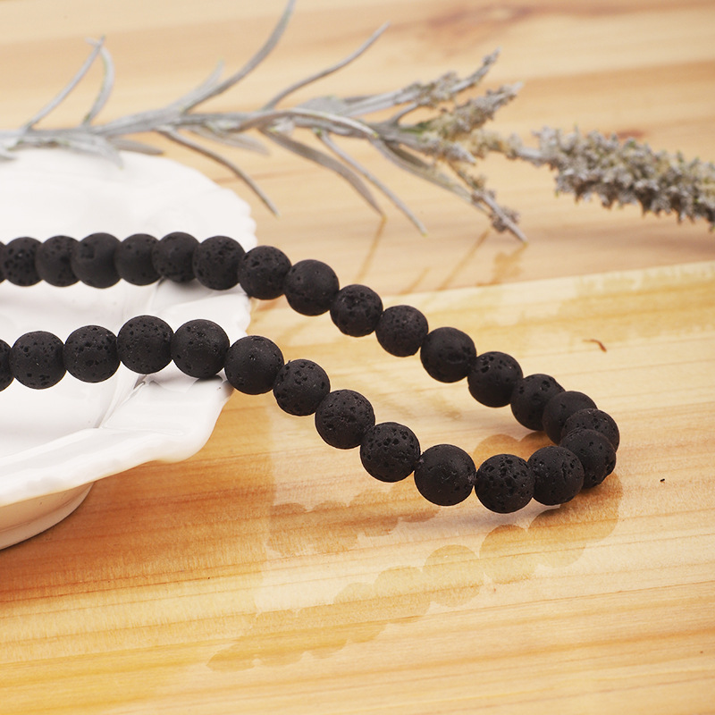Volcanic Stone Scattered Beads Lava Diy Bracelet Accessories Material European and American Hot Selling Jewelry Volcanic Stone Bracelet Round Beads Volcanic Stone Scattered Beads Lava Diy Bracelet Accessories Material European and American Hot Selling Jewelry Volcanic Stone Bracelet Round Beads