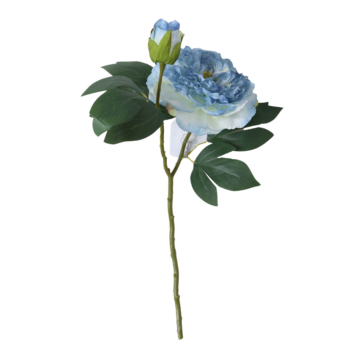 Simulación de una sola rama 2 cabeza peonía de borde asado estilo nórdico decoración de bodas decorativa floral pintura al óleo peonía imitación flores