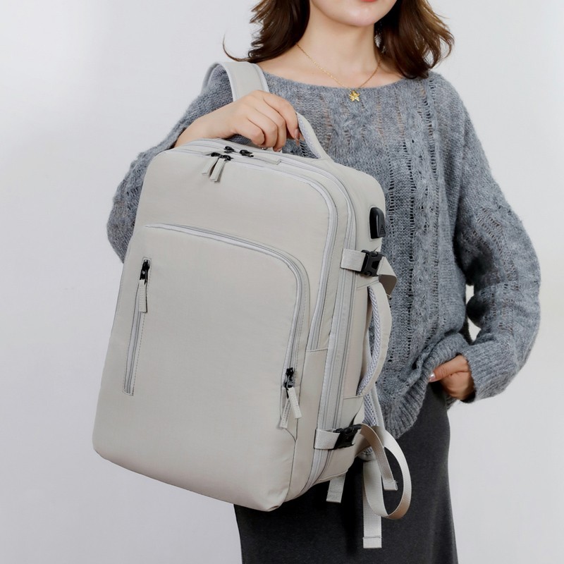 Nieuwe, eenvoudige en uitbreidbare rugzak voor zakenreizen, multifunctionele en handige laptoprugzak voor op reis_voghion.com