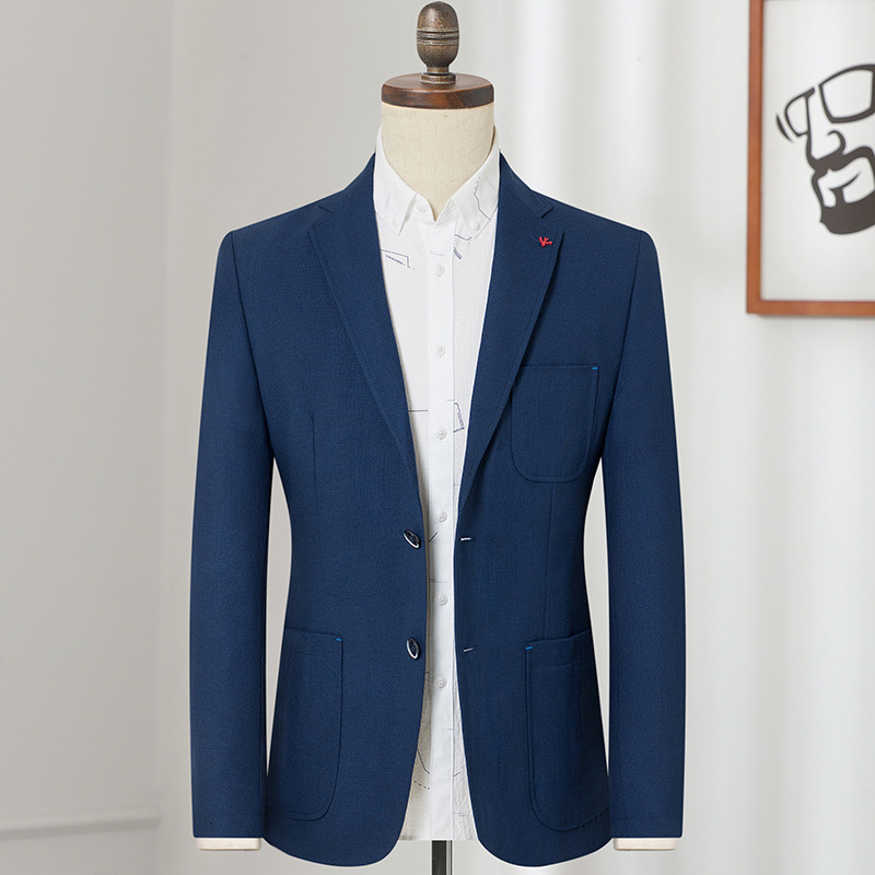 西装男潮流帅气时尚单西外套婚礼宴会韩版修身休闲正装男士小西服|ms