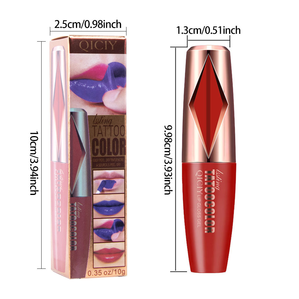 Long Lasting Waterproof Matte Tear And Pull Lipstick Popular