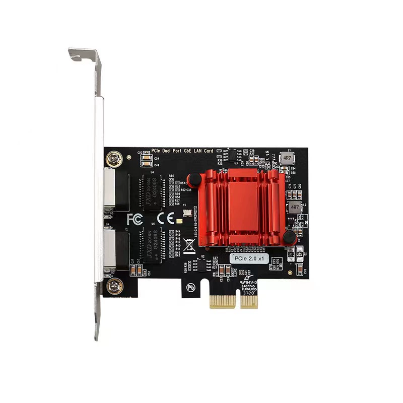 PCI-E двоичный порт X1 гигабитная сетевая карта i82576 настольный компьютер схождение проводной сервер плавный маршрут