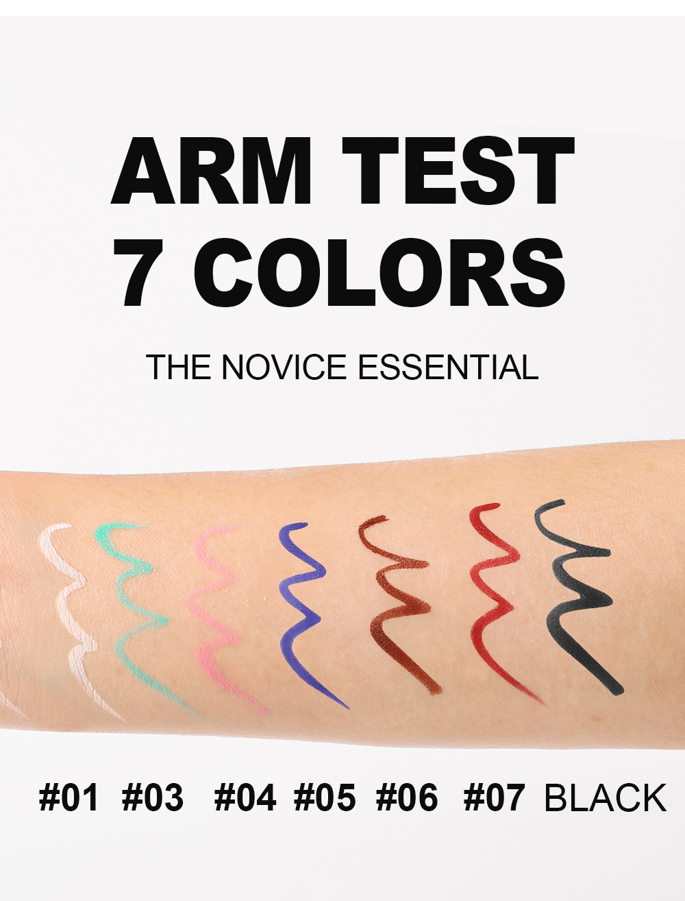 Triangular eyeliner seal color handaiyan eyeliner liquid pen, waterproof, sweat-proof, quick-drying cross-border double-head eyeliner pen undefined