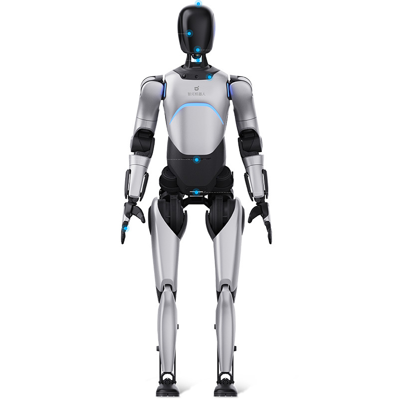 Robot de rendimiento inteligente de control de movimiento de movimiento de danza de todo el cuerpo Módulo de programación de tiempo arrastrar fácil operación