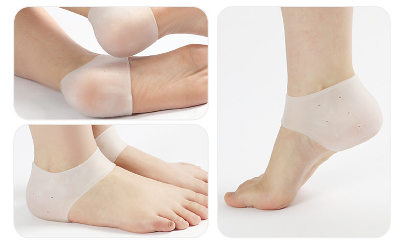 68g Weight 1 Pair Quantity Outdoor, Daily Occasion SEBS Material Solid Color Pattern Winter, Summer, Spring Season Unisex Gender Sebs Clip Foot Forefoot Cover Bunion Splitter Toe Forefoot Protection Cover