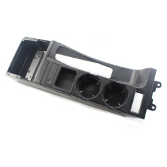 適用於寶馬3系E46中央控制台飾板基體水杯架底座中央通道馬鞍套裝