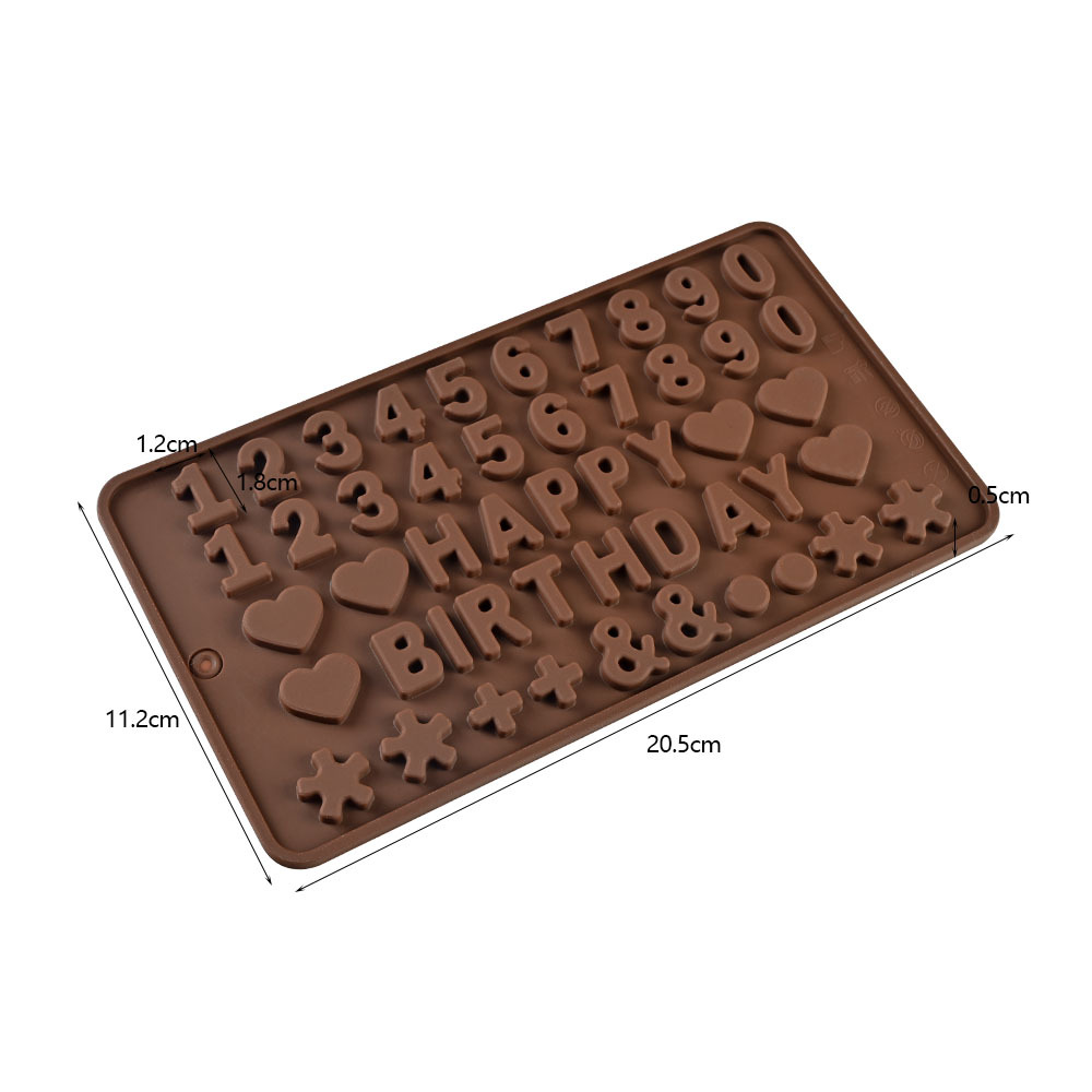 Molde de Silicona para Chocolate DIY, Multiuso con Formas de Dibujos Animados para Repostería
