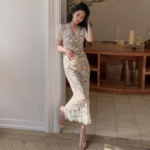 韩系气质连衣裙