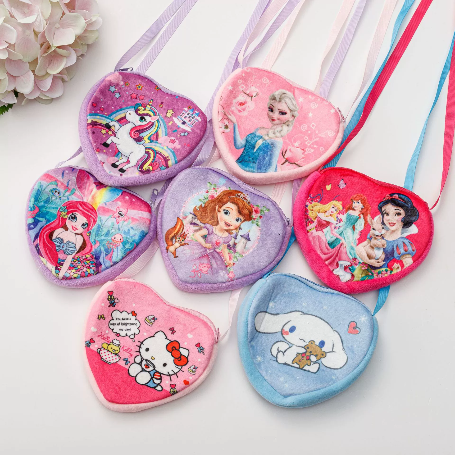 Creative children's cartoon bag strap, card holder, one-shoulder bag, wallet, (Cross-border trading)
