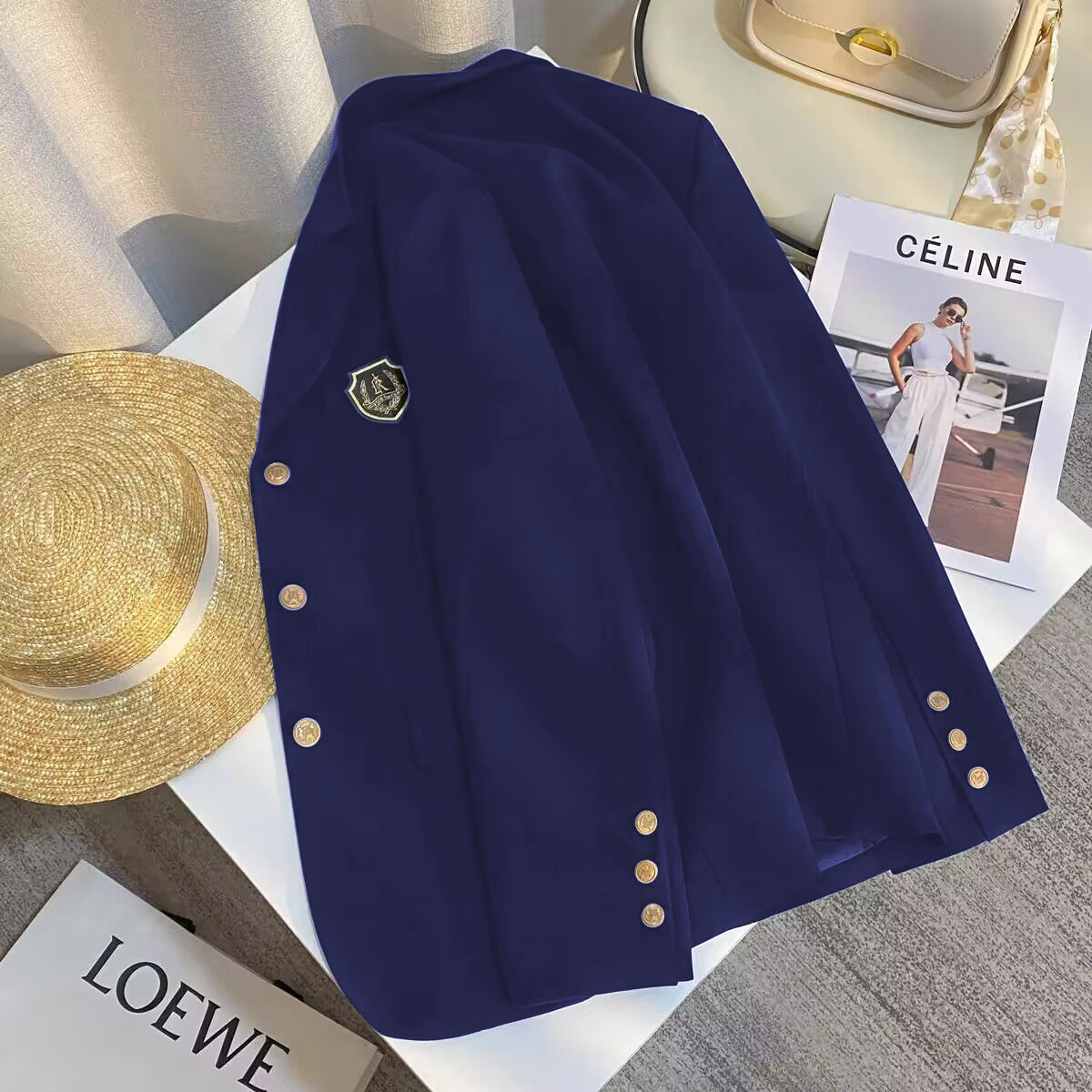 New 2026 Versatile Blazer for Women, Cos Professional Attire, Student Korean Style Casual Small Suit, Preppy Style Jk