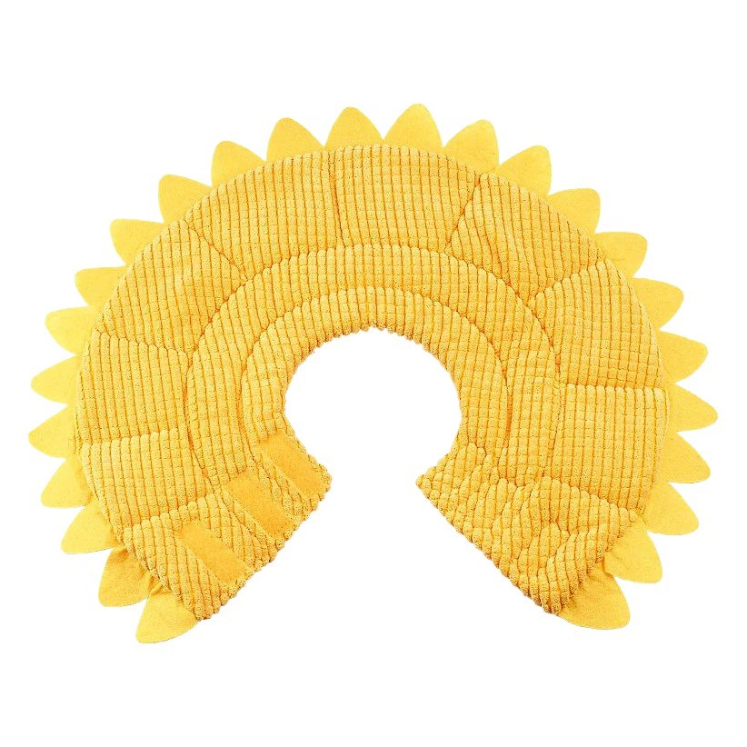 Ошейник Элизабет для домашних животных Круг подсолнуха Аксессуары для одежды для собак Защитный чехол с защитой от укусов и лизания в наличии