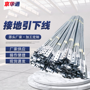 Galvanized Round Steel Grounding Downline Lightning Protection Grounding Wire Lightning Arrester down Line Lightning Arrester Needle Power Gold Equipment