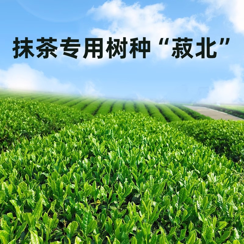 青昔抹茶薮北种茶树 青昔五十铃白莲青岚若竹抹茶粉 甜品烘焙50g