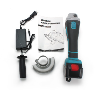 Cross-border lithium battery brushless charging angle grinder Lithium electric polishing machine 100 Type 125 cutting machine grinding machine grinding machine