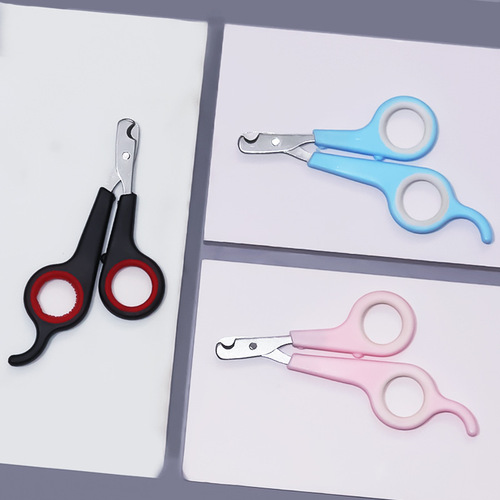 Cat Nail Clipper Wholesale Stainless Steel Pet Nail Clipper Set Pet Cleaning Supplies Cat and Dog Nail Clipper