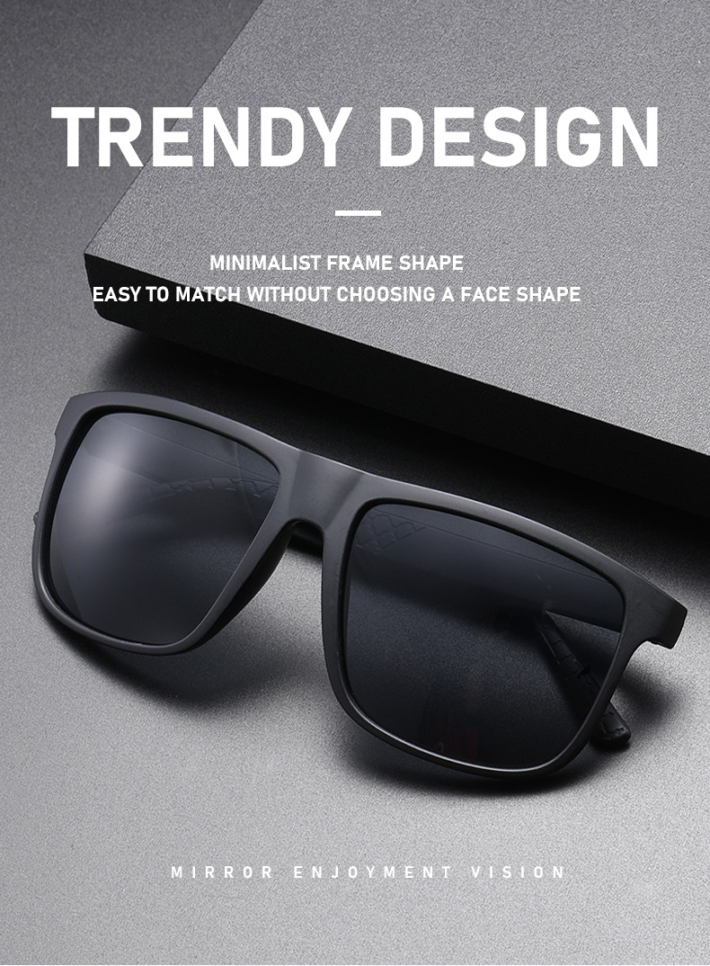 Premium Sonnenbrillen Polarisiert Fashion Herren Sonnenbrille UV-Schutz Verspiegelt Farbeffekt Autofahrt Sonnenbrille