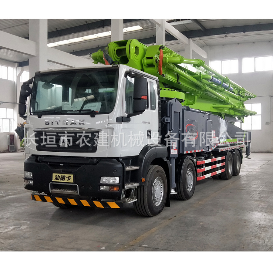 农建机械63米混凝土天泵车 国六建筑修桥水利施工大型泵车