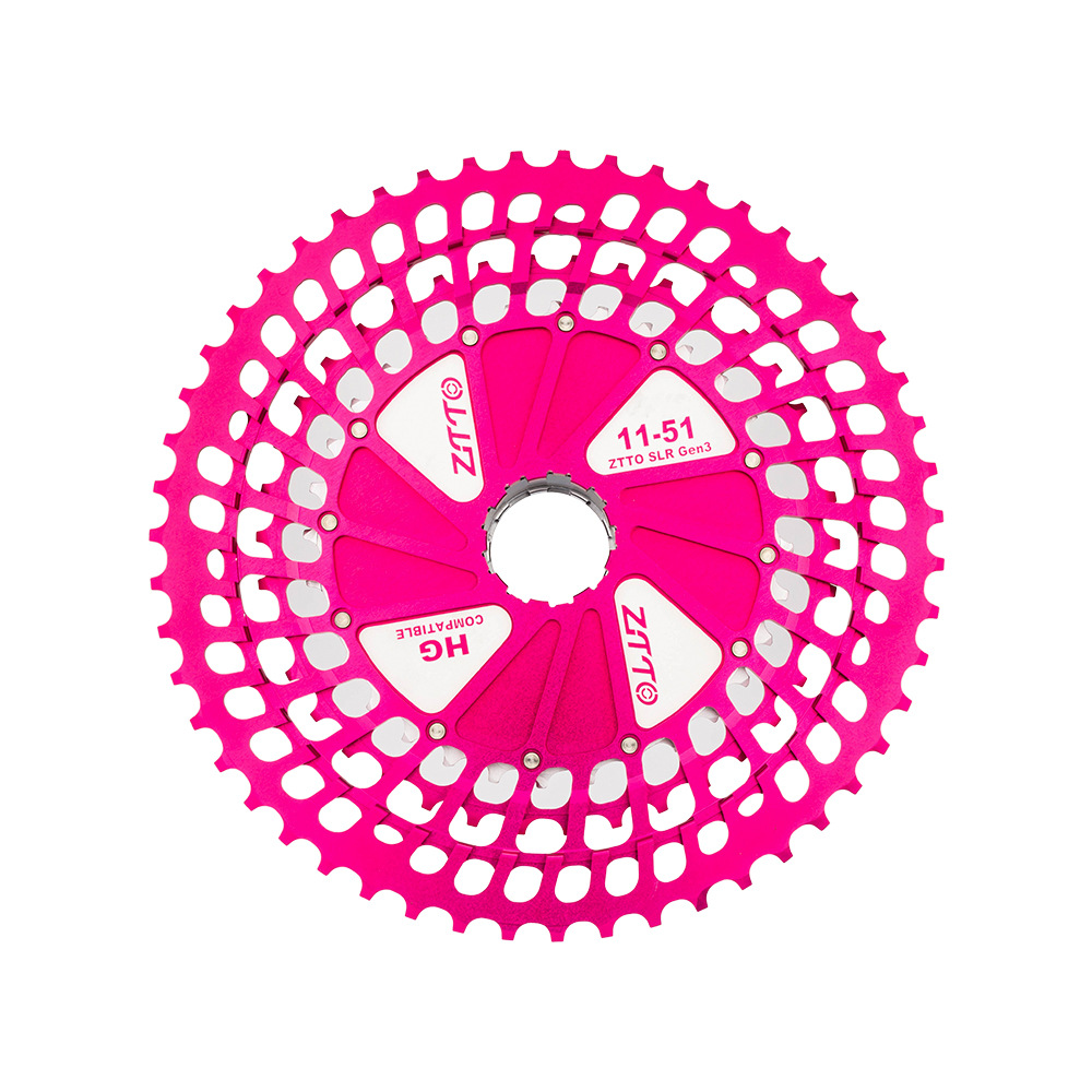 ZTTO Ultraligero de 12 velocidades 51T volante de bicicleta de montaña volante CNC volante cuantificado ultraligero de color todo en uno