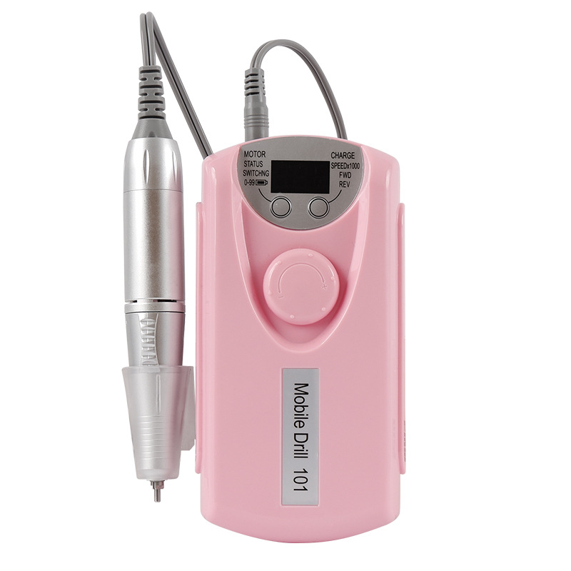 Recarga 101 lijadora de uñas profesional de eliminación de uñas 30000 rpm, lijadora de uñas portátil