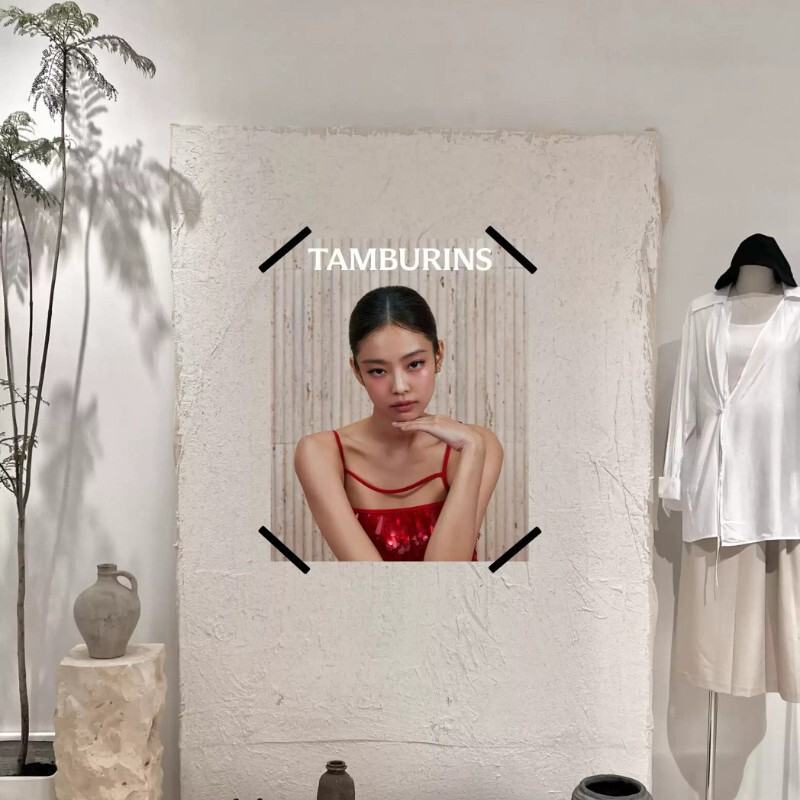 Jennie South Korea star fashion trend character poster wall sticker women's clothing store decoration studio photo props