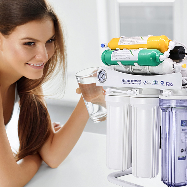 Mayorista de cocina comercial doméstica bebida directa 75G7 clase lámpara UV RO purificador de agua de ósmosis inversa esterilización UV