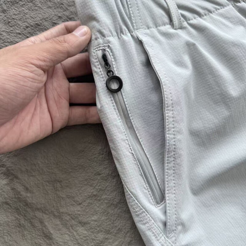 Mr. Jian 2.0 Triangle Logo Quick-Dry Pants for Men, Summer Thin Straight-Leg Tapered Pants for Outdoor Sports Mr. Jian 2.0 Triangle Logo Quick-Dry Pants for Men, Summer Thin Straight-Leg Tapered Pants for Outdoor Sports