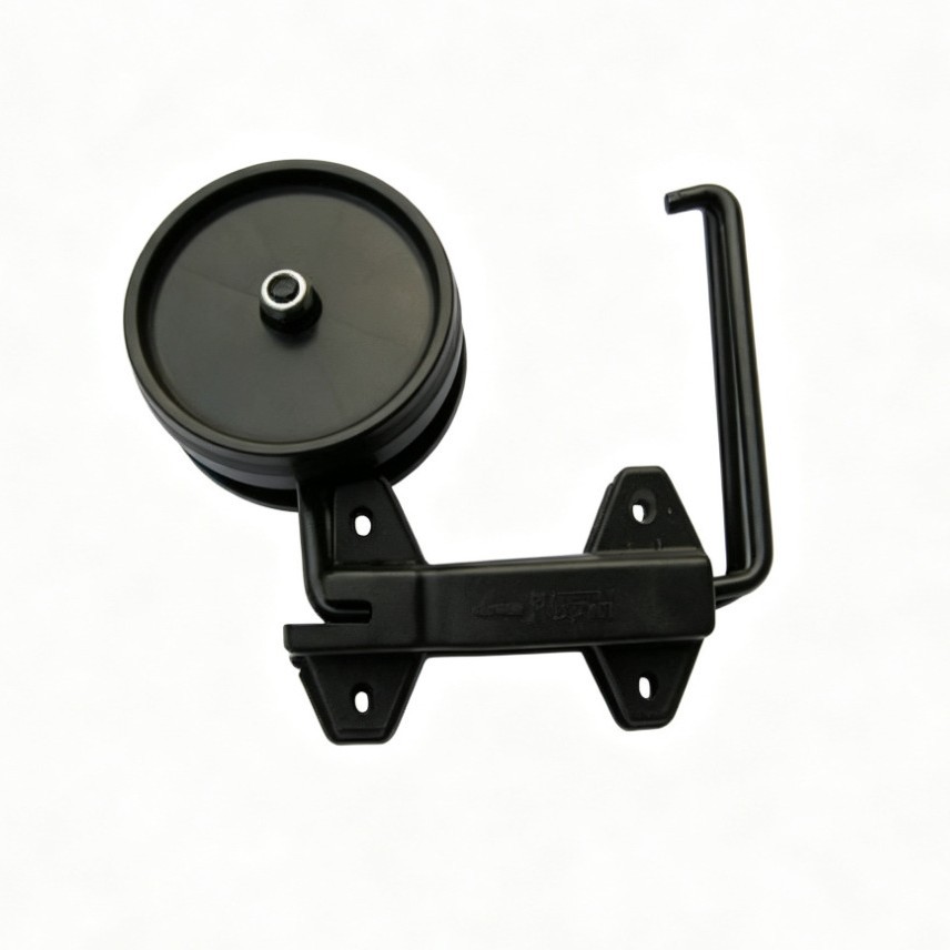Black shopping cart single-wheel bracket accessories, 2019 model pull rod single-wheel accessories