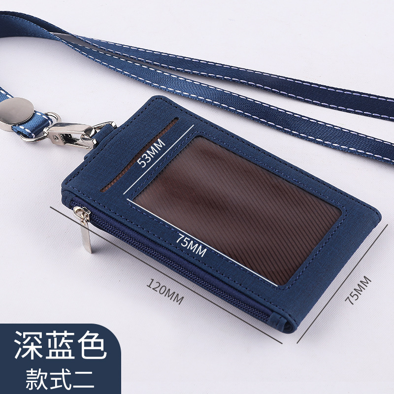 Jinbeisi tarjeta de trabajo cubierta de la tarjeta de identificación tarjeta de acceso al autobús del estudiante insignia Tarjeta de cordón CUBIERTA Cubierta de la tarjeta de fábrica