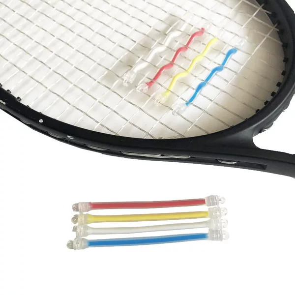 Transparent Silicone Strip Double Hook Shock Absorber Tennis Rafting External Shock Absorbing Snake Soft Silicone Tennis Rafting Shock Absorbing