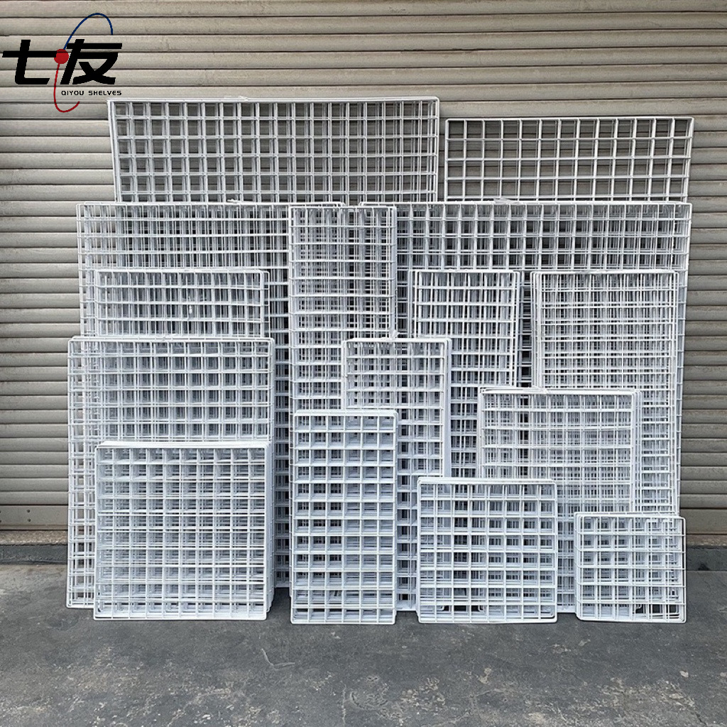 网格网片铁网货架超市超市照片墙上墙网架铁丝格子网挂地摊置物架