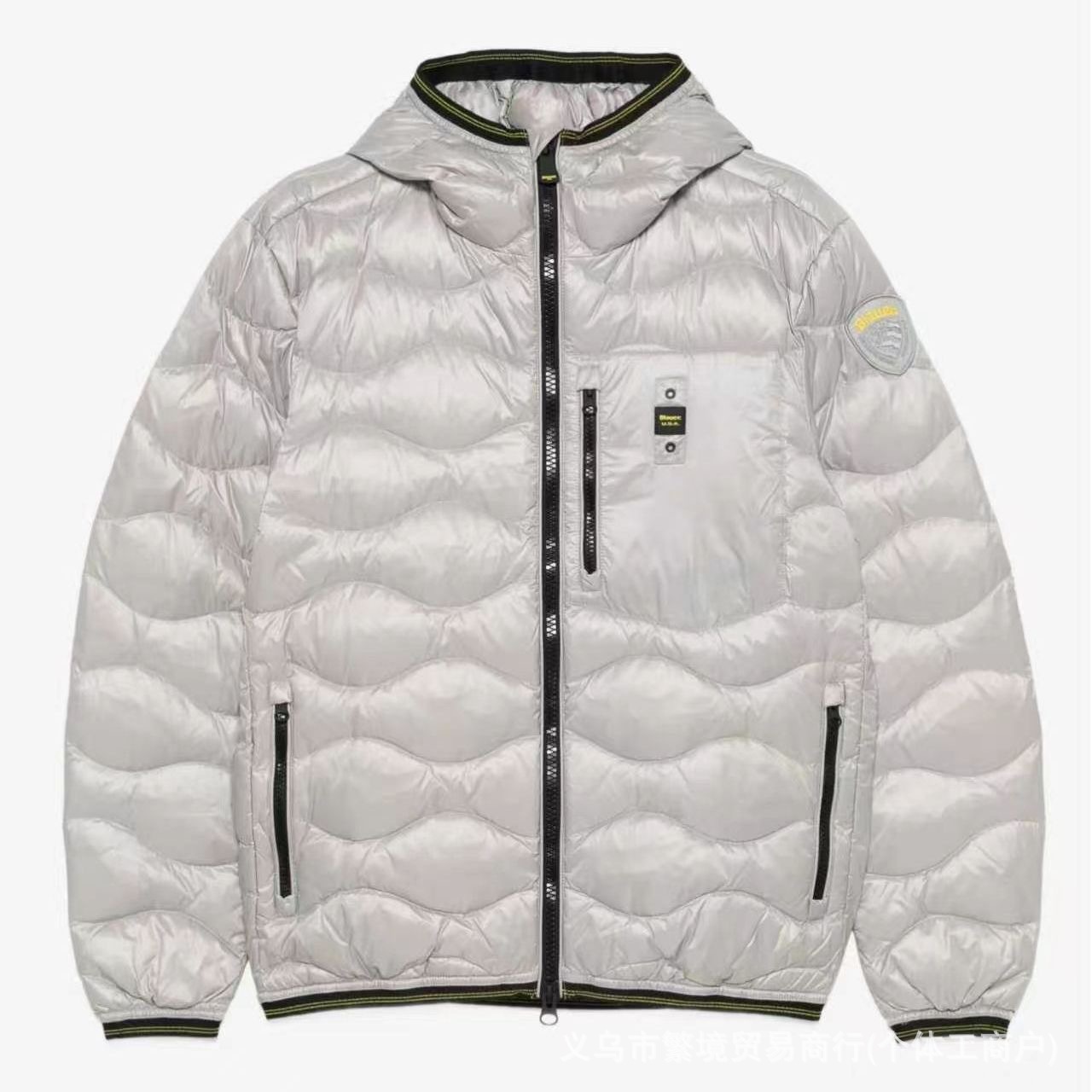 Chaqueta de Plumón con Capucha para Hombre de Poliéster y Plumón de Pato, Impermeable, Cortavientos, Térmico, para Invierno image 8