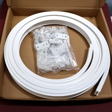 5米窗帘可弯曲弯轨新款跨境轨道浴室客厅卧室pvc＋铁轨可弯曲轨道