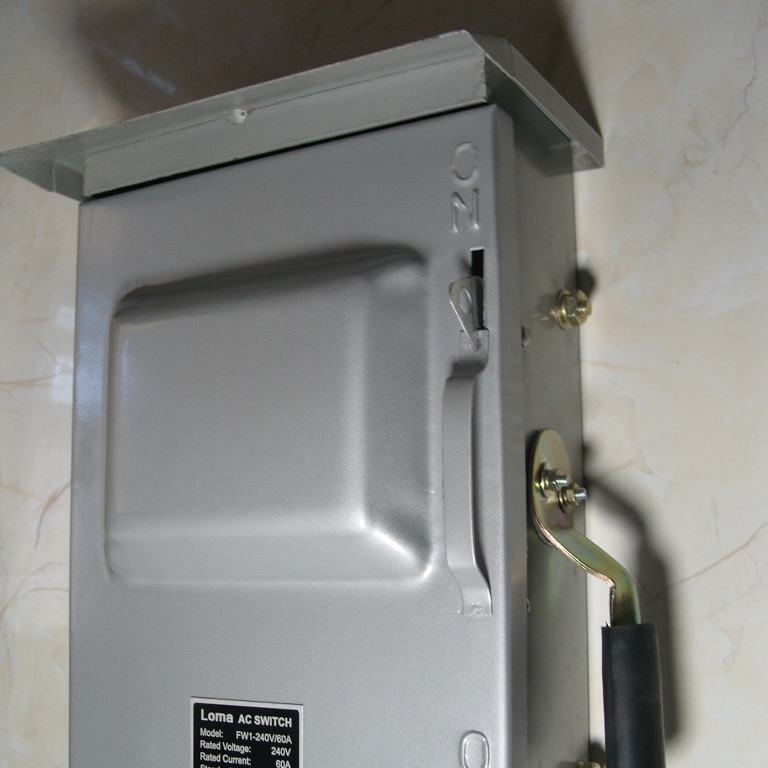 隆马电器 户外刀闸开关防雨盖低压开关户外负荷开关户外开关箱