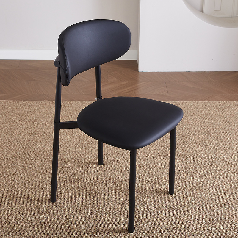 Silla de comedor práctica de viento crema silla de comedor doméstica pequeña silla moderna simple silla de restaurante de hotel de estudio