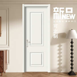 防白蚁WPC木塑门室内复合木门防潮WPC套装卧室门隔音简约木塑门