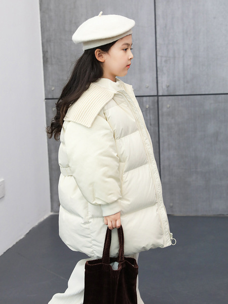 Winter velvet children's down jacket