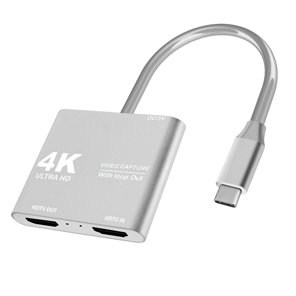 4K 1080p USB 3,0 a HDTV compatible video audio juego tarjeta de captura con bucle 1080P60FPS