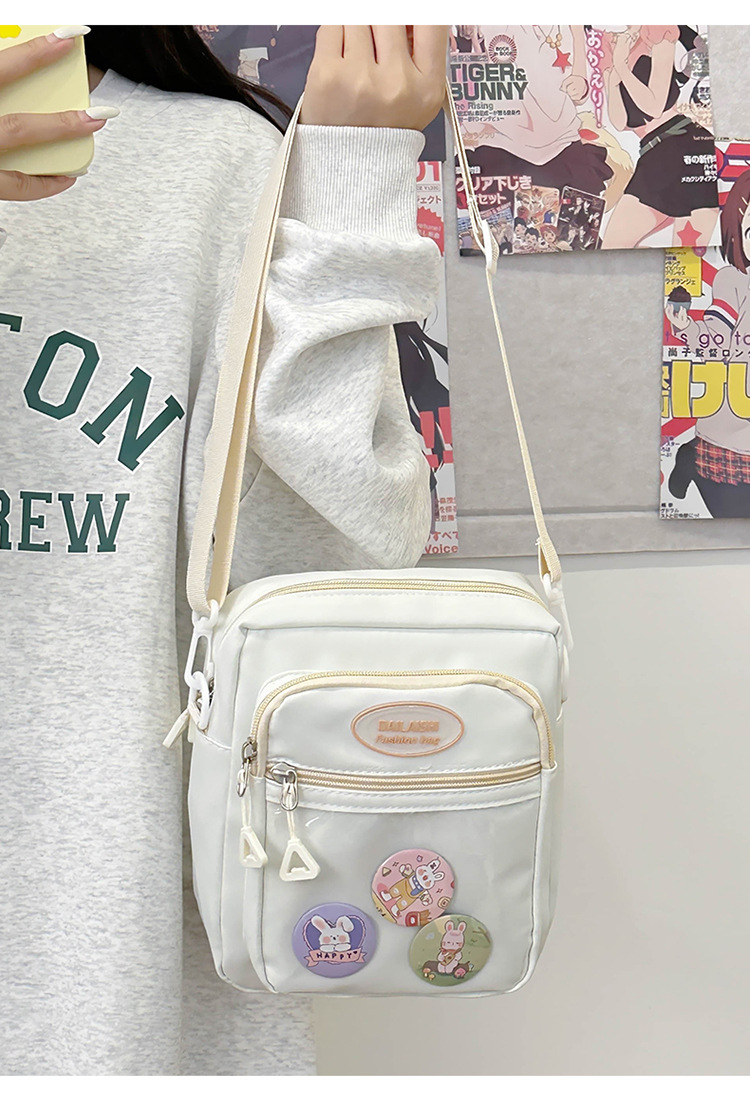New transparent pain bag, ins small bag, crossbody bag, girl's small crossbody bag, trendy student backpack, comic exhibition transparent mobile phone bag undefined