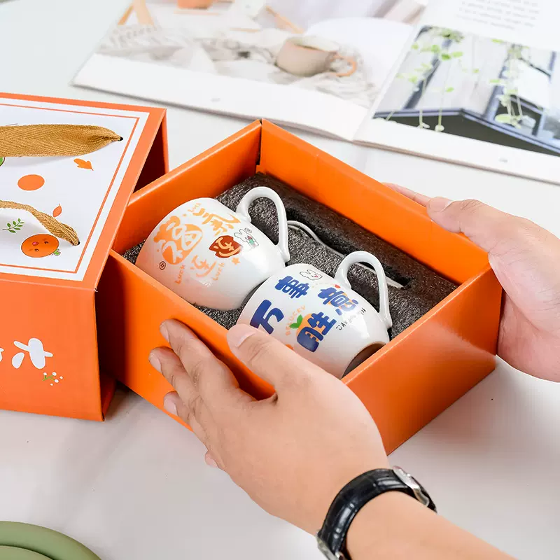 地推批发卡通陶瓷杯子情侣水杯咖啡杯创意马克杯带勺加logo伴手礼