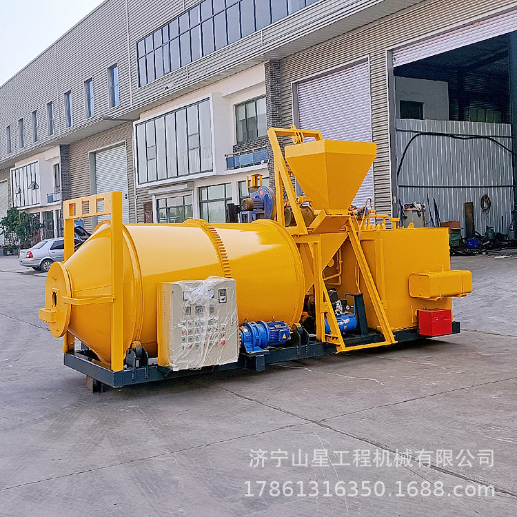 数控沥青炒料机 小型固定式沥青混合料拌合机 道路修补沥青搅拌机