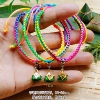 Smiling rice dumpling-flat knot colorful rope [1 piece]