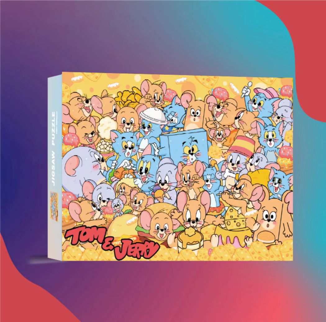 Rompecabezas 1000 piezas de papel de gran tamaño 70*50 cm lámpara de invierno con pegamento Juguetes educativos de descompresión para adultos al por mayor